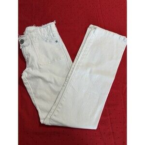 Marithe Francois Girbaud White Denim Women’s Bootcut Low Rise Jeans 28x32 EUC
